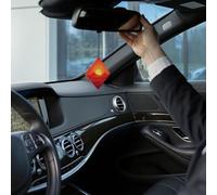 4PCS Car Fresheners Hanging Lavender Air Fragrance Red Sunrise Car Aromatherapy Tablets Rearview Mirror Pendant Auto Fresheners Long Lasting Fragrance Scented Card