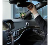 4PCS Car Fresheners Hanging Lavender Air Fragrance water lily Car Aromatherapy Tablets Rearview Mirror Pendant Auto Fresheners Long Lasting Fragrance Scented Card
