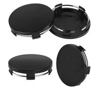4pcs Car Hub Caps for Vauxhall Astra J J (2010-2015) Car Wheel Center Hub Caps Replacement Sunscreen Waterproof Styling OD 60mm ID 56mm,Black