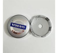 4pcs Car Hub Caps for Volvo 60 mm, Wheel Center Caps Hub Centre Emblem Badge Covers Sunscreen Waterproof Styling Accessories,White