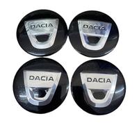 4Pcs Car Hub Centre Caps for Dacia Dokker DokkerVan 2012-2021,Car Wheel Center Hub Cap Car Styling Rims Cover Water Proof Anti-rust,56.5mm-Black