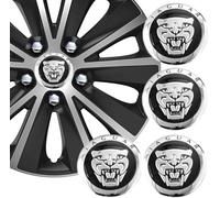 4Pcs Car Hub Centre Caps for Jaguar 56mm, Anti Rust Wheel Rims Protectors Exterior Decoration Accessories