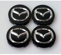 4PCS Car Hub Centre Caps for Mazda 2 2007-2013,56mm,Waterproof Dustproof Center Hub Cover Fit for Front or Rear Hubs Car Accessories