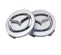 4Pcs Car Hub Centre Caps for Mazda MX-5 2005-2015 52MM, Hub Covers DustProof Accessories