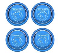 4Pcs Car Hub Centre Caps sticker,Wheel Center Badge Decoration Rust/DustProof,For Peugeot 5008 2017-2021 Hubcaps Cover Styling Protection Accessories,D