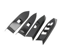 4PCS Car Inner Window Lift Switch Button Panel Cover Trim For Mitsubishi For Pajero 2007-2019 Car window switch cover