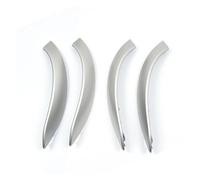 4Pcs Car Interior Asseccories Door Handle Inside Outer Cover Trim Compatible for BMW 3 4 Series F30 F31 F32 F33 F34 F35 F36 3GT 2012-2018(Silver 4Pcs)