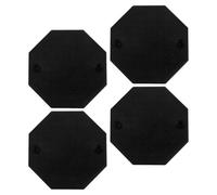 4pcs Car Lift Replacement Pads Rubber Jack Pad Accessories Black