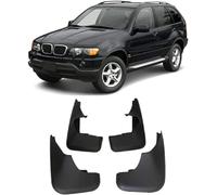 4Pcs Car Mud Flaps for BMW X5 E53 2002 2003 2004 2005 2006, Front Rear Wheel Mudflaps Parts Car Mudguards Car Wheel Protective Fender Mudflaps