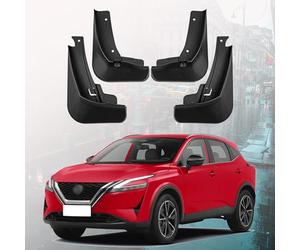 4Pcs Car Mud Flaps Mudguards for Nissan Qashqai 2023, Front Rear Full Set Car Wheel Fender Splash Guards with Screws, Custom Tyre Mudflaps Protector
