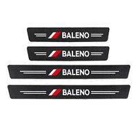4pcs Car Outer Door Sill Protector for Suz-uki SX4 S-Cross Swift Jimny Vitara, Carbon Fiber Auto Kick Plates Accessories Scuff Guard Threshold Cover Pedal Sticker Trim - Self-Adhesive, Baleno