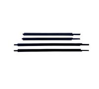 4PCS Car Outer Windows Rubber Weatherstrip Sealing Strip Belt Moulding Trim For Mondeo 2001-2007