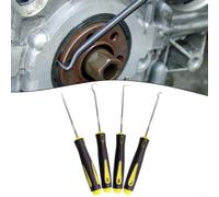 4pcs Car Pick Hook Tool Set for Removing O Rings, Oil Seals and Small Parts, Includes Multiple Hook Styles for Use in Car Repairs (long)