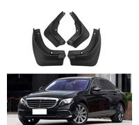 4pcs Car Rubber Mud Flaps, For Mercedes-Benz E-Class 2016-2021 (standard version) Front Rear Tire Mudguard Splash Guards Wear-resistant External Protector Decorative Accessories