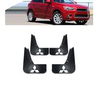 4Pcs Car Rubber Mud Flaps, For Mitsubishi ASX 2013 2014 2015 2016 2017 2018 2019 Mudguards Front Rear Wheel Splash Guards,auto Fender Wheel Protection Waterproof Accessories,A