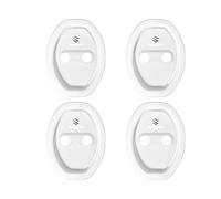 4PCS Car Silicone Door Latch Protective Cover for Suzuki Swift/Sport AZ/Hybrid 2017-2024 2025, Car Door Lock Cover Protector Silent Shock Pads Silicone Door Lock Protector,White