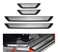4Pcs Car Stainless Steel Door Sill Kick Plates, for Lincoln Continental (FN74) LS MKS, Outer Door Sill Welcome Pedal, Car Kick Plates,B