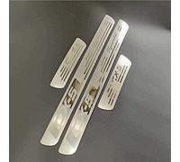 4pcs Car Stainless Steel Outer Protector Kick Plates, for Mazda CX-5 2013 2014 2015 2016, Anti Friction, Non Slip,Door Sill Protector, Styling Accessories