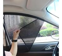 4pcs Car Sunshade Car Window Magnetic Mesh Sunscreen Heat Insulation Sunshade Cloth Sun Visor Car Sunshade Curtain Magnet Solely for Parking Use