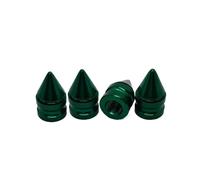 4Pcs Car Tire Valve Cap Pagoda Shape Tire Valve Caps Air Dust Cap Auto Wheel Cap Valve Stem Cap Universal Car Tire Accessory(Green)