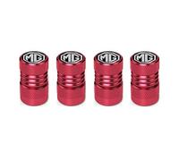 4PCS Car Tire Valve Caps for MG HS MG5 Scorpio ZS Mulan One GS,Tire Valve Stem Caps Leak-Proof Dust Caps Anti-corrosion Premium Alloy Auto Tire Accessories,Red