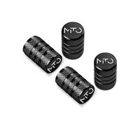 4PCS Car Tyre Caps for Alfa Romeo Mito Tyre Dust Caps Air Valve Caps Hexagon Valve Covers Replacement for Cars Anti-Corrosion,Blackstyle