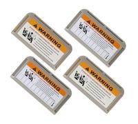 4pcs Car Visor Card Holder Abs Clip on Parking Card Holder