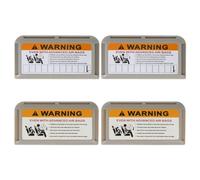 4pcs Car Visor Card Holder Clip on ABS for Id Cards Commuting | Sleek Modern Design, Quick Permit Access, Easy Removal, Tidy Dashboard, Urban Drivers, Sun Visor Use