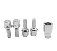 4pcs Car Wheel Bolts Nuts Studs M12x1.5 M12x1.25 Universal Wheels Locking Lug Nut Hub Tyre Screw Bolt Modified Pieces Standard Wheel Bolts(M12x1.25)