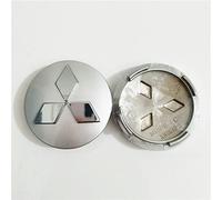 4Pcs Car Wheel Center Cap Cover for Mitsubishi Mirage Montero ASX Lancer L200 Grandis Delica 60mm, Waterproof DustProof Wheel Decoration Cover Wheel Hub Caps, Aluminum Alloy Wheel Centre Emblem Cover