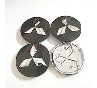 4Pcs Car Wheel Center Cap Cover for Mitsubishi Mirage Montero ASX Lancer L200 Grandis Delica 60mm, Waterproof DustProof Wheel Decoration Cover Wheel Hub Caps, Aluminum Alloy Wheel Centre Emblem Cover