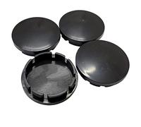 4pcs Car Wheel Center Caps Front Rear Hub Covers Black for Vehicle Replacement Accessories 56mm Outer Diameter Set (Black)