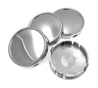 4pcs Car Wheel Centre Caps for VoIvo V40 2012-2019, Alloy Wheel Hub Caps Rim Covers, Dustproof Protective Styling Accessories,normal-Silver
