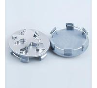 4Pcs Car Wheel Centre Hub Caps for Peugeot 3008 2016-2020,Waterproof Anti Rust Automotive Wheel Hub Covers with Car Logo Emblem Styling Accessories,Silver