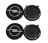 4pcs Car Wheel Hub Caps for Opel Crossland X 2017-2022 2023, Wheel Hub Centre Badges Caps Rim Car Accessories Waterproof Dust,Bla-ck-64mm
