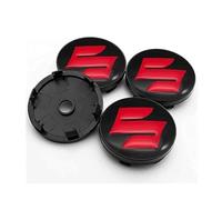 4Pcs Car Wheel Hub Covers for Suzuki Ignis 56MM, Wheel Centre Caps Rim Caps Waterproof Dustproof Wear-Resistant Anti-Rust Accessory
