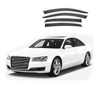 4pcs Car Wind Deflectors, for AUDI A8 MK3-D4 2010-2017 Front And Rear Window Deflectors Sun Visor Rain Shield Stick-On Deflectors Accessories