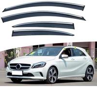 4Pcs Car Wind Deflectors for Benz A Class W176 2013-2018, Car Windows Visor Rain Guards, Window Deflectors Wind Reflectors Rain Guards