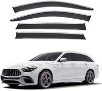 4pcs Car Wind Deflectors for Benz C Class Wagon MK4-S205 2015-2021, Side Window Sun Rain Guard Driving Comfort with Window Visors
