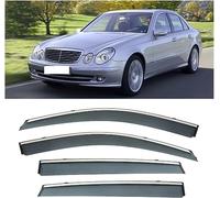 4pcs Car Wind Deflectors for Benz W211 2002-2008, Side Window Sun Rain Guard Driving Comfort with Window Visors