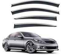 4Pcs Car Wind Deflectors for Infiniti Q40 MK4-V36 2007-2015, Car Windows Visor Rain Guards, Window Deflectors Wind Reflectors Rain Guards