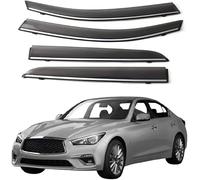 4pcs Car Wind Deflectors for Infiniti Q50 Q50S 2016 2017 2018 2019, Side Window Sun Rain Guard Driving Comfort with Window Visors