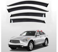 4pcs Car Wind Deflectors for Infiniti QX70 MK2/S51 2013-2017, Side Window Sun Rain Guard Driving Comfort with Window Visors