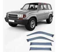 4Pcs Car Wind Deflectors for Land Cruiser LC80 MK7-J80 1990-1997, Deflector Shield Bugshield Side Window Sun Rain Guards Window Visor Car Accessories