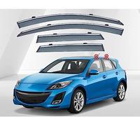 4pcs Car Wind Deflectors for MAZDA 3 hatchback BL 2011-2015, Side Window Sun Rain Guard Driving Comfort with Window Visors