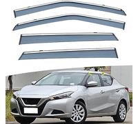 4pcs Car Wind Deflectors for Nissan LANNIA 2015-2021, Side Window Sun Rain Guard Driving Comfort with Window Visors