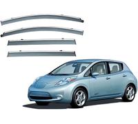 4pcs Car Wind Deflectors for Nissan Leaf AZE0 2010-2017, Side Window Sun Rain Guard Driving Comfort with Window Visors