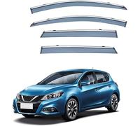 4pcs Car Wind Deflectors for Nissan Pulsar Hatchback C13 2014-2018, Side Window Sun Rain Guard Driving Comfort with Window Visors