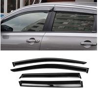4pcs Car Wind Deflectors for Nissan Qashqai 2014-2021, Side Window Sun Rain Guard Driving Comfort with Window Visors