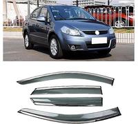 4pcs Car Wind Deflectors for Suzuki SX4 2006-2010, Side Window Sun Rain Guard Driving Comfort with Window Visors